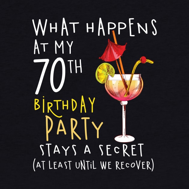 70Th Birthday - What Happens 70Th Birthday by jrgenbode